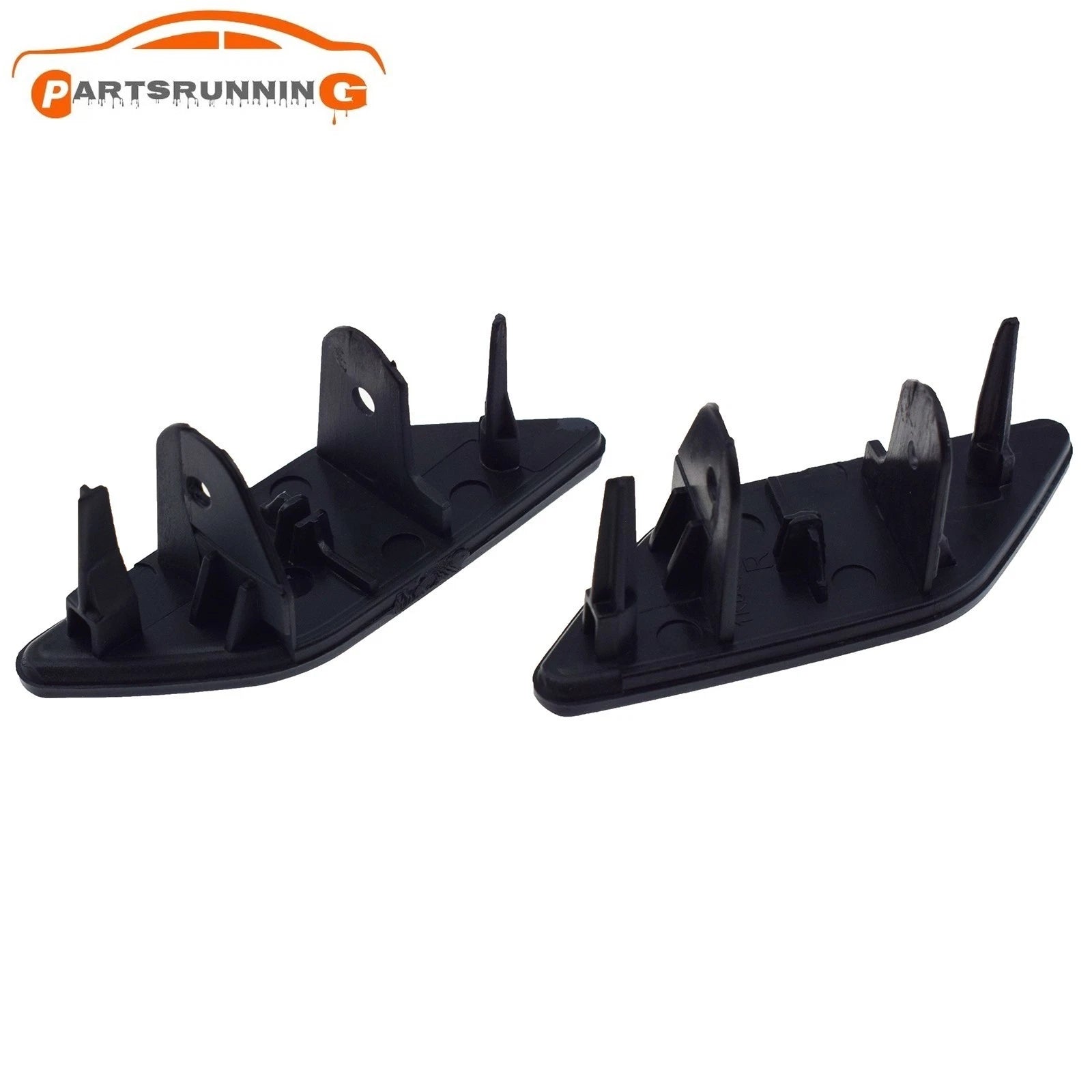 Unpaint Pair Front Bumper Headlight Washer Cover Cap For VW Scirocco 2009-2015 6B93BC-57