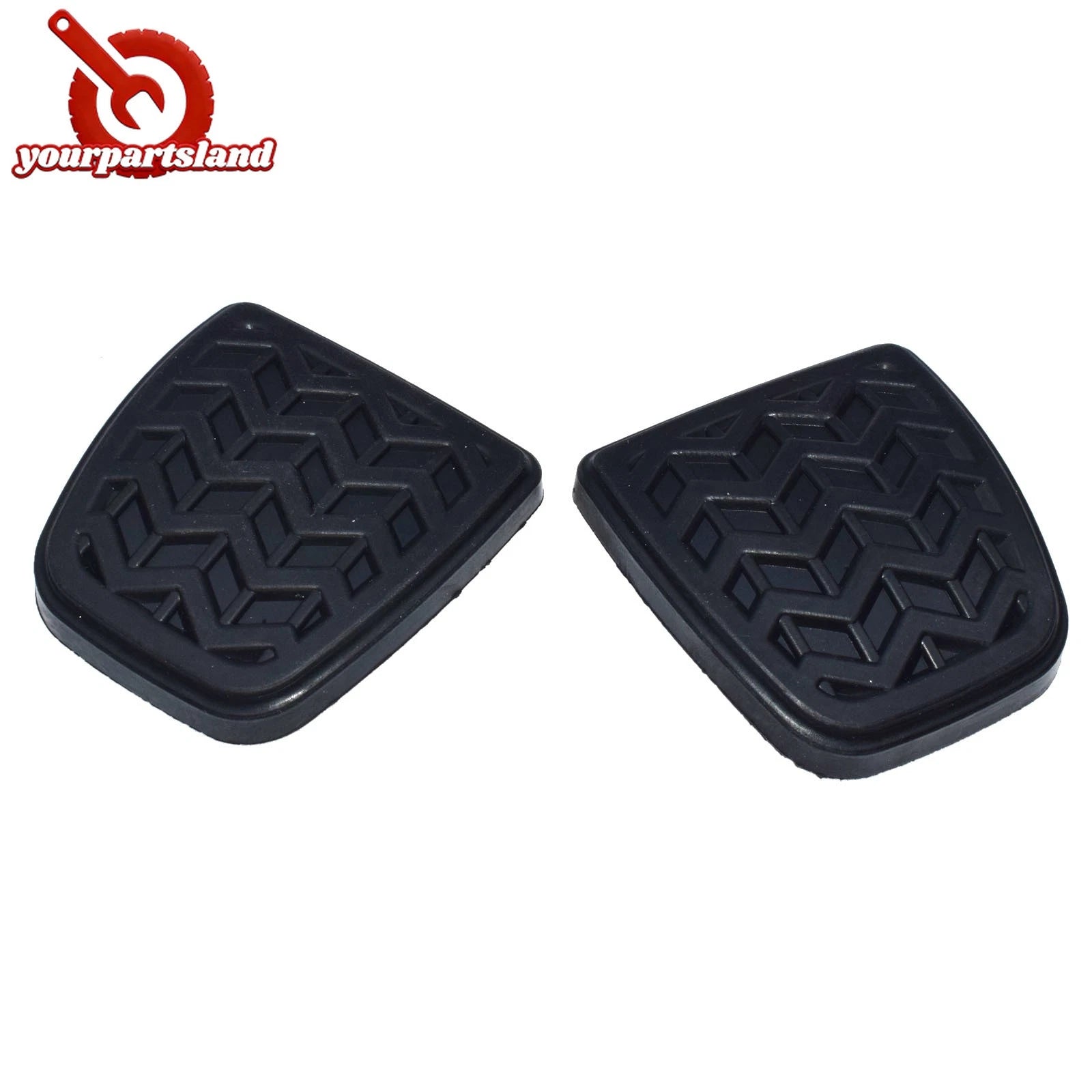 2PCS Clutch Brake Pedal Pad Rubber For Toyota Camry Hilux Vigo KUN 3132152010 6B93BC-57