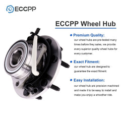 2Pcs Front Wheel Hub Bearings For Ford F-150 Harley-Davidson 4WD 7 Lug 2000-2003 6B93BC-57