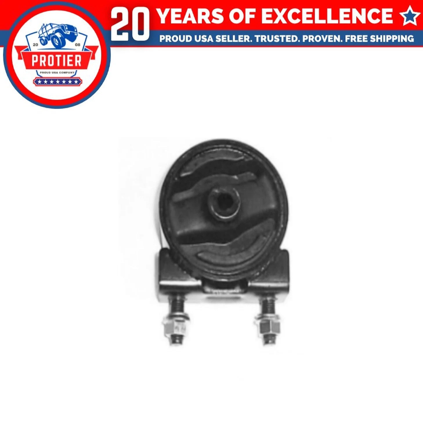 Front & Rear Motor Mount 2PCS Set Compatible for 1995-2002 Suzuki Esteem 6B93BC-57