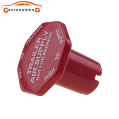 Parking Brake Red Air Supply Knob For Universal Semi Trucks 298817 298817N 6B93BC-57