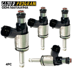 16611-AA94A 4PC suit uel Injector 2017-2019 Subaru Impreza 2.0L 16611AA94A 6B93BC-57