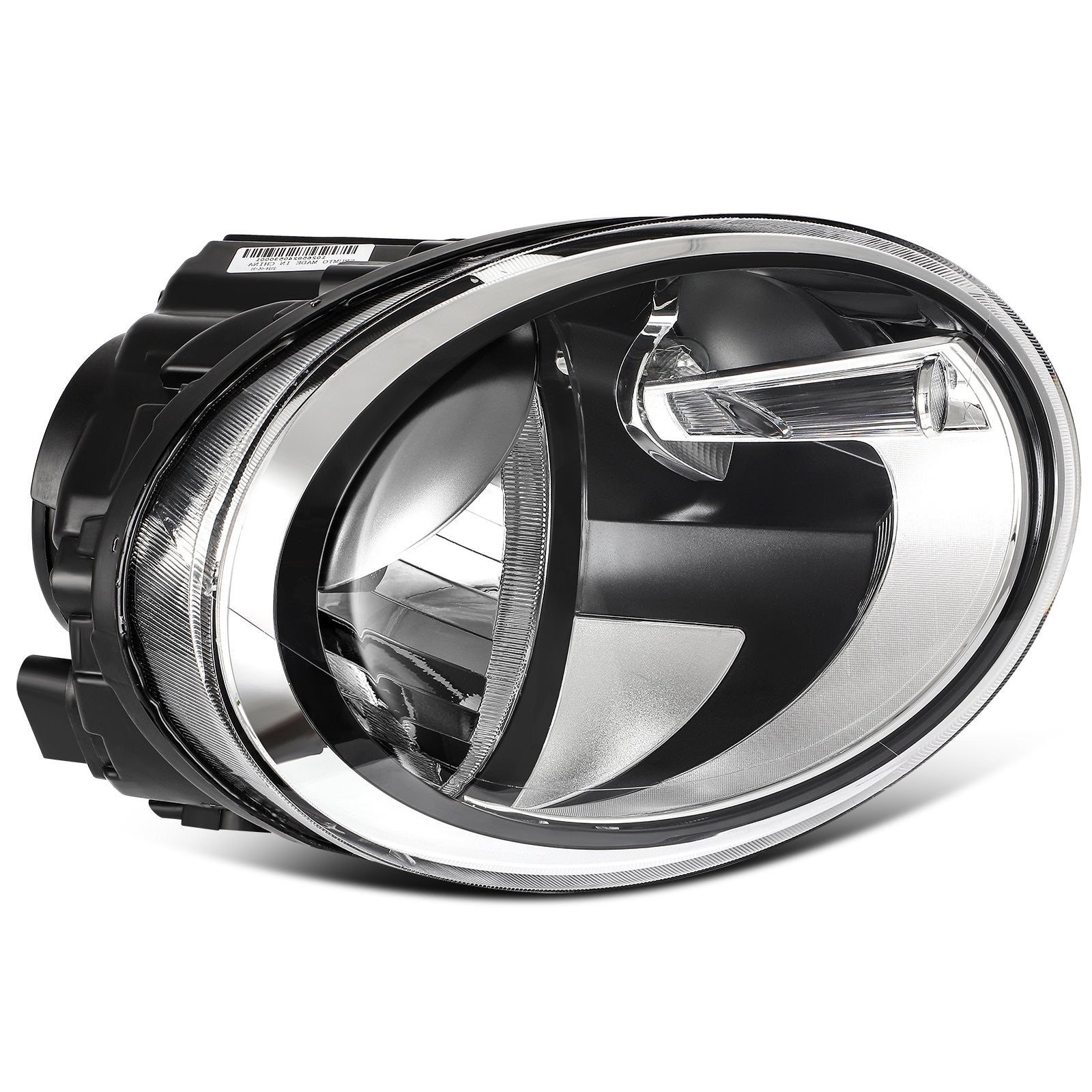 ECCPP Headlights Assembly For Volkswagen Beetle 1.8L 2.0L 2012-2019 Pair Black 6B93BC-57