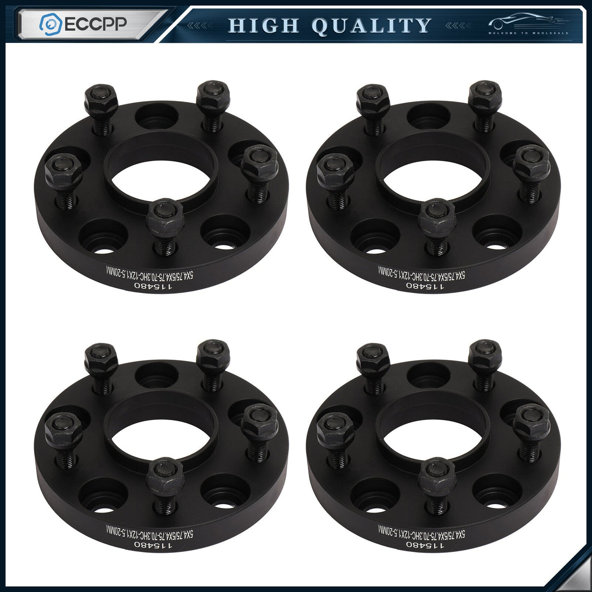 5x4.75 Hubcentric Wheel Spacers 20mm For Cadillac Eldorado Buick Riviera 1979-85 KOEEP
