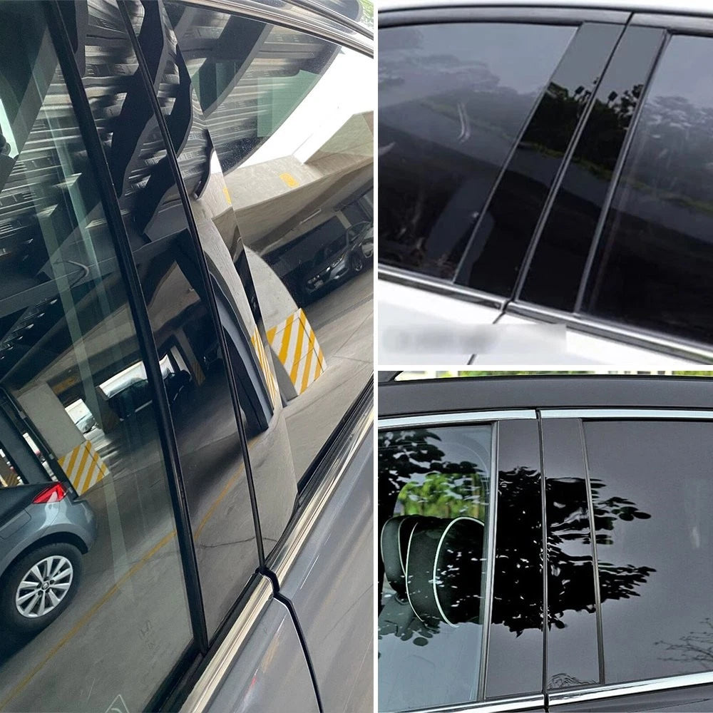 For 2007-2014 Cadillac Escalade Black Pillar Post Door Trim Car Auto Accessories 6B93BC-57