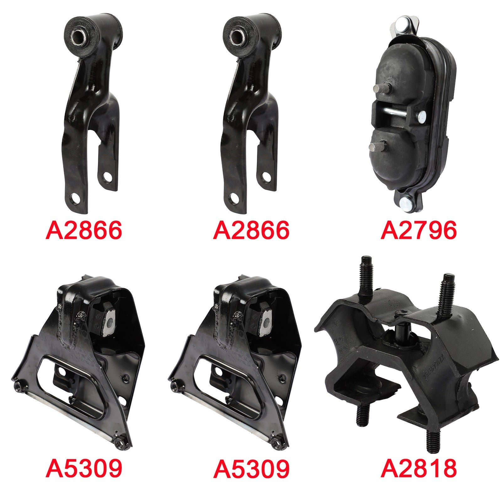 6PCS Engine & Trans Mount Set for 1997 1998 1999 2000 2001-2004 Regal V6 3.8L KOEEP