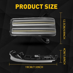 Sequential LED Side View Mirror Turn Signal Light For 2020-23 Silverado Sierra A 6B93BC-57