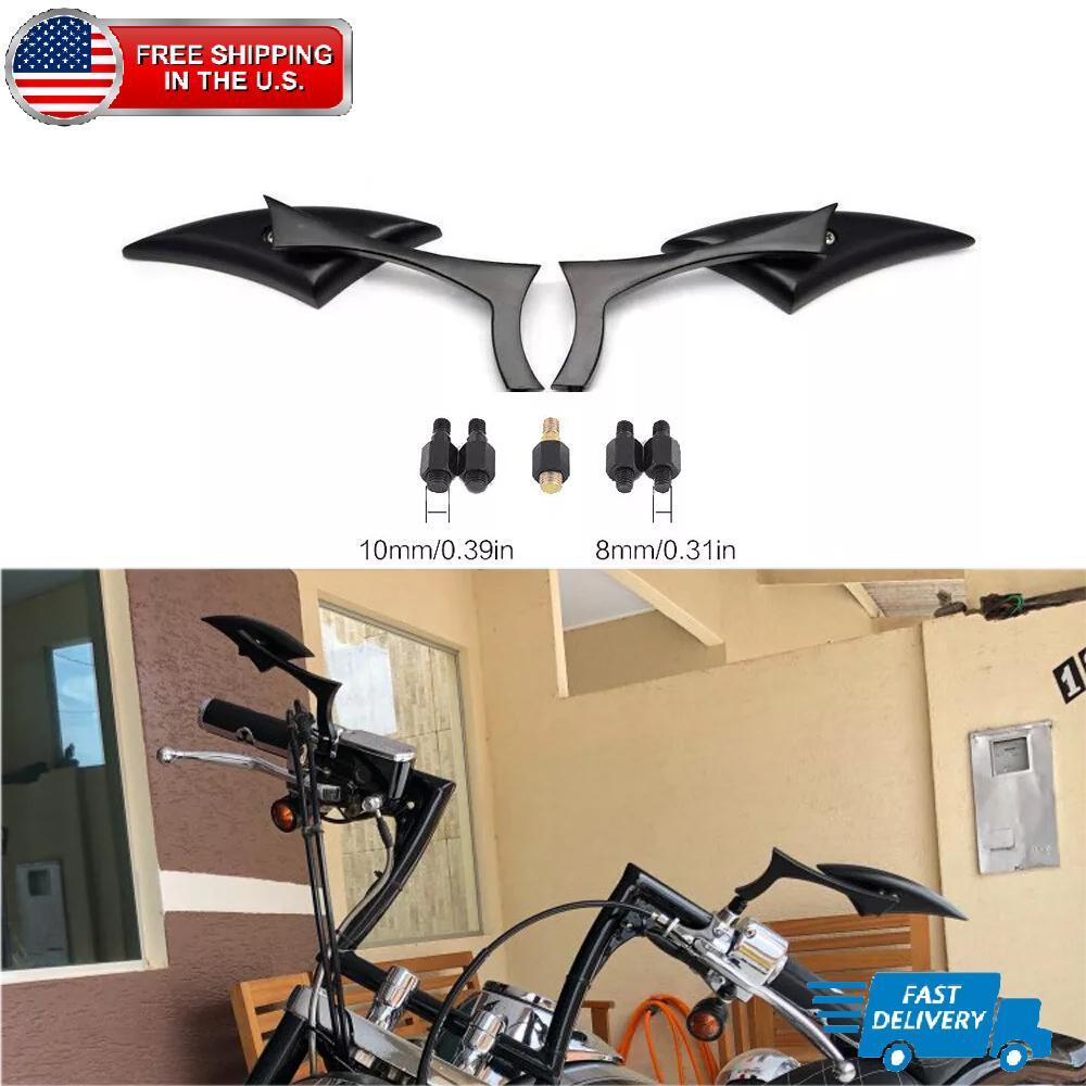 Black Blade Motorcycle Rearview Side Mirrors for Victory Hammer 8 Ball 2010-2015
