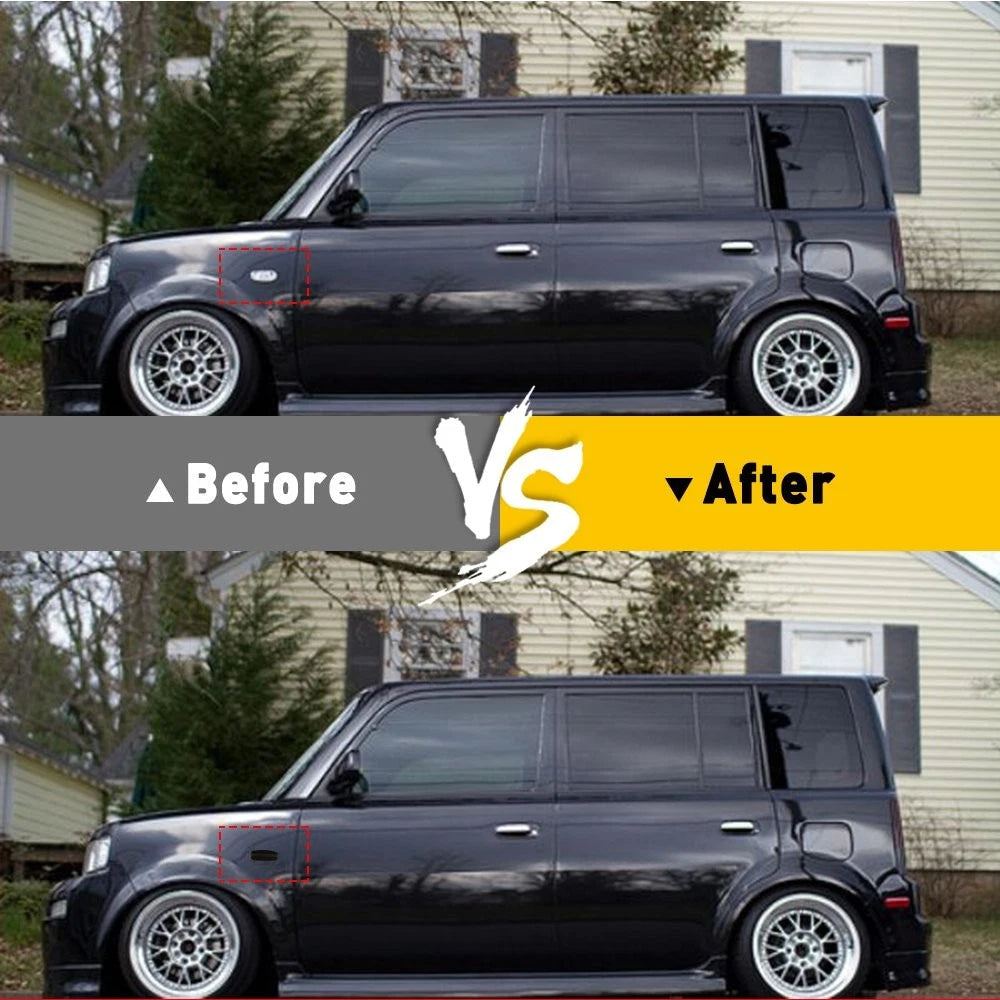 For 2004 - 2006 Scion xB Sequential SMOKE LED Front Fender SIDE MARKER LIGHTS 6B93BC-57