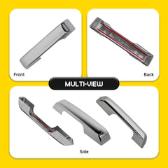 For 2021 2022 2023 2024 Ford F150 Chrome Door Handle Covers F-150 W/O Smartkey A 6B93BC-57