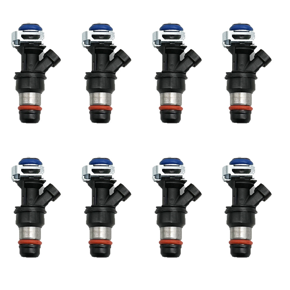 8 Pcs Fuel Injectors 881693001 For MERCRUISER 8 1L 496 CID V8 GM INTAKE MANIFOLD