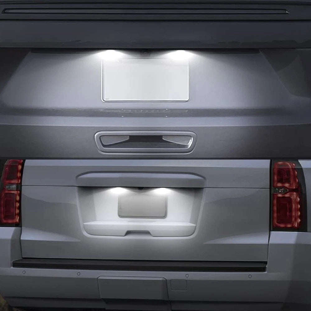 White LED License Plate Light For 2015-2020 Chevrolet Suburban Tahoe Accessories 6B93BC-57