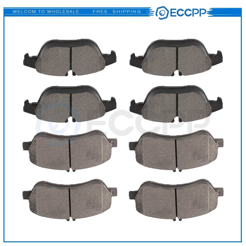 Front Rear Ceramic Brake Pads For 2013 2014 2015 Mercedes-Benz SLK250 SLK350 6B93BC-57
