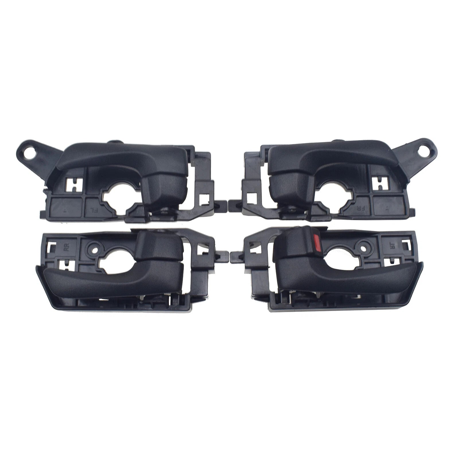 4X Front Rear LH RH Interior Door Handle For Hyundai Sonata 2008 2009 2010 Black 6B93BC-57