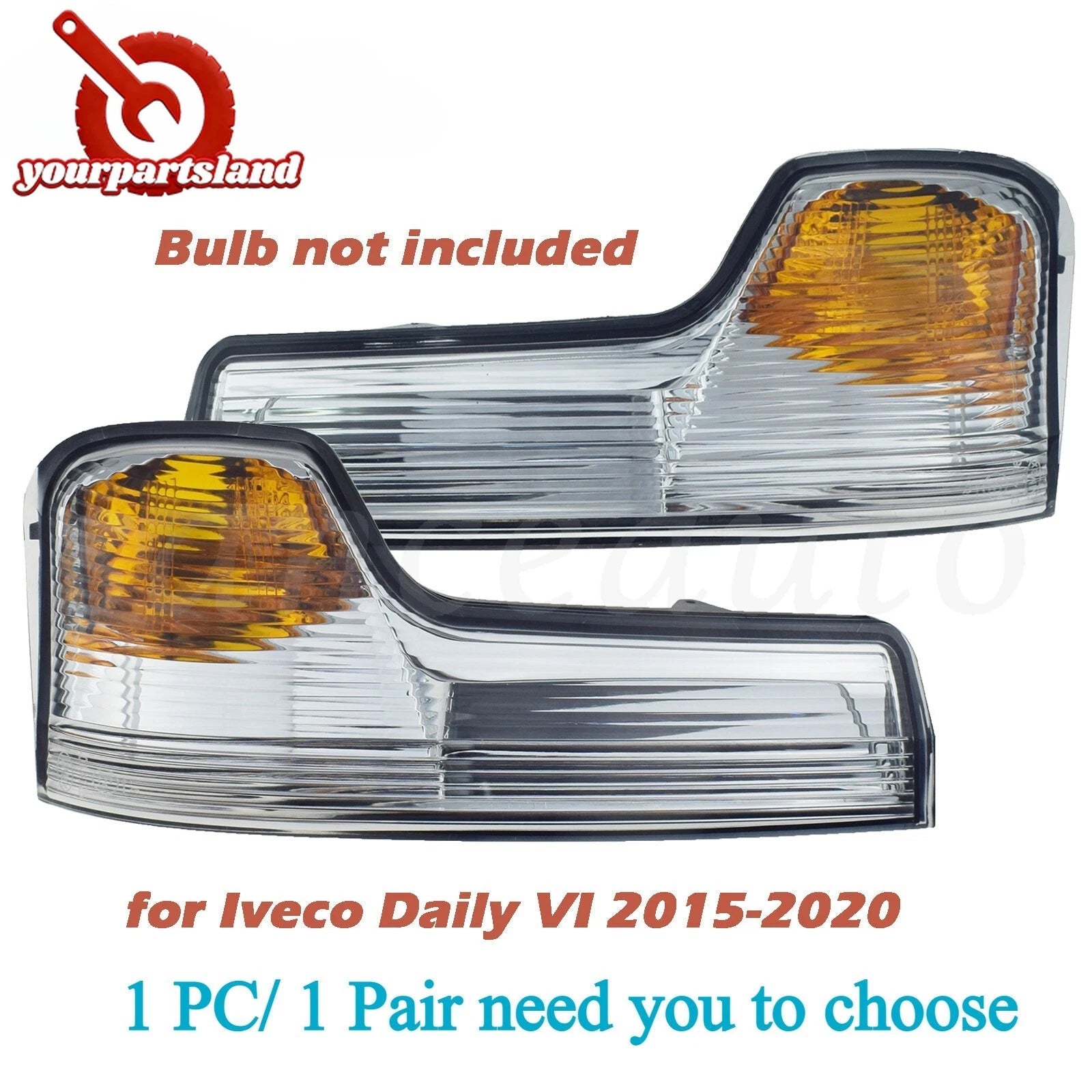 Rearview Mirror Turn Signal Light Indicator Housing For Iveco Daily VI 2015-2020 6B93BC-57