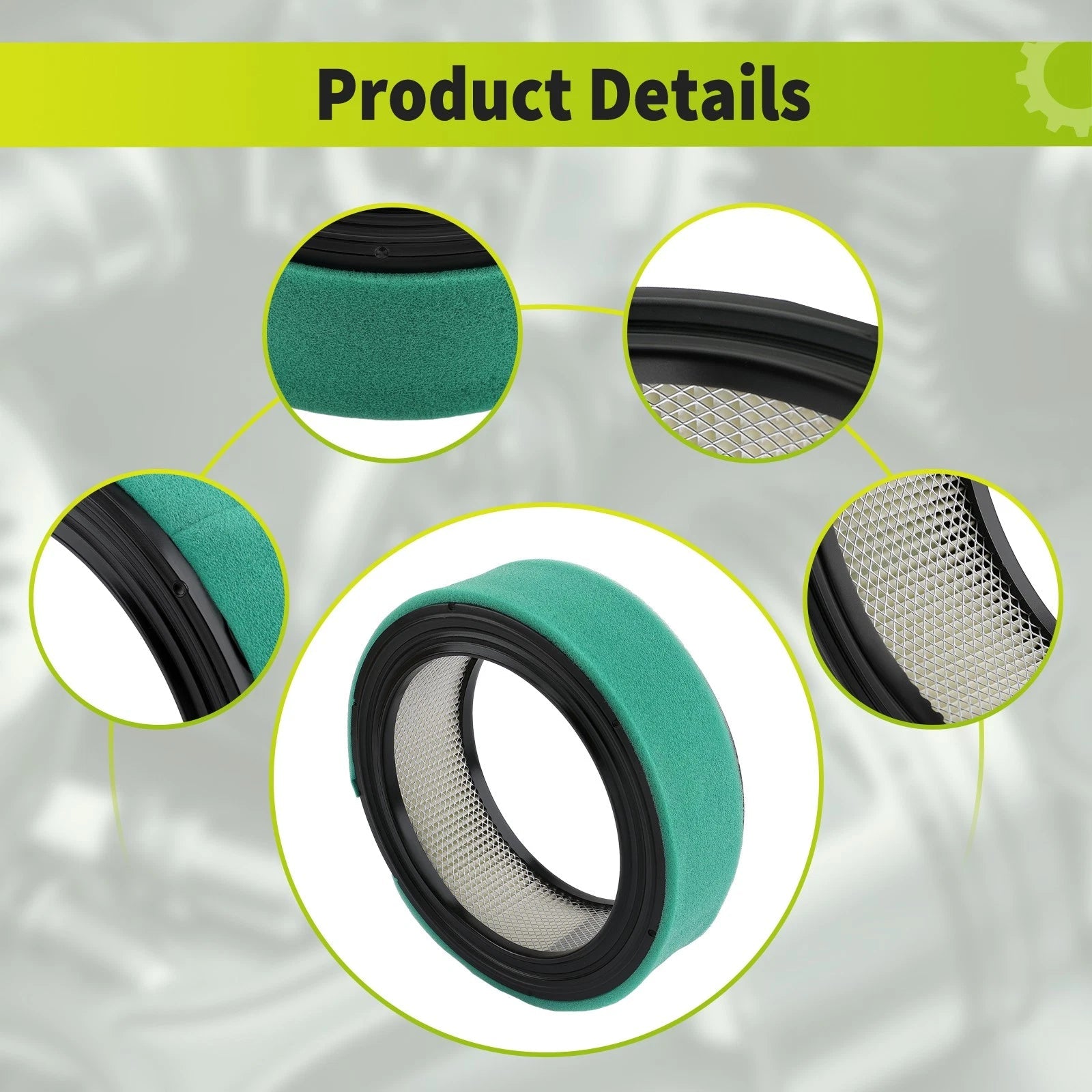 2pcs Air Filter & Pre Filter Pack kit for Kohler K241 K301 K321 K161 8HP-16HP 6B93BC-57
