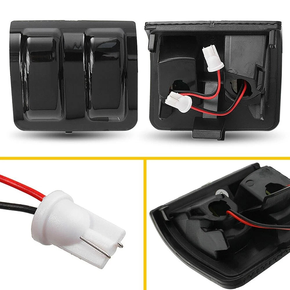 Switchback LED Side Mirror Marker Light For 08-16 Ford F250 F350 Super Duty EOA 6B93BC-57
