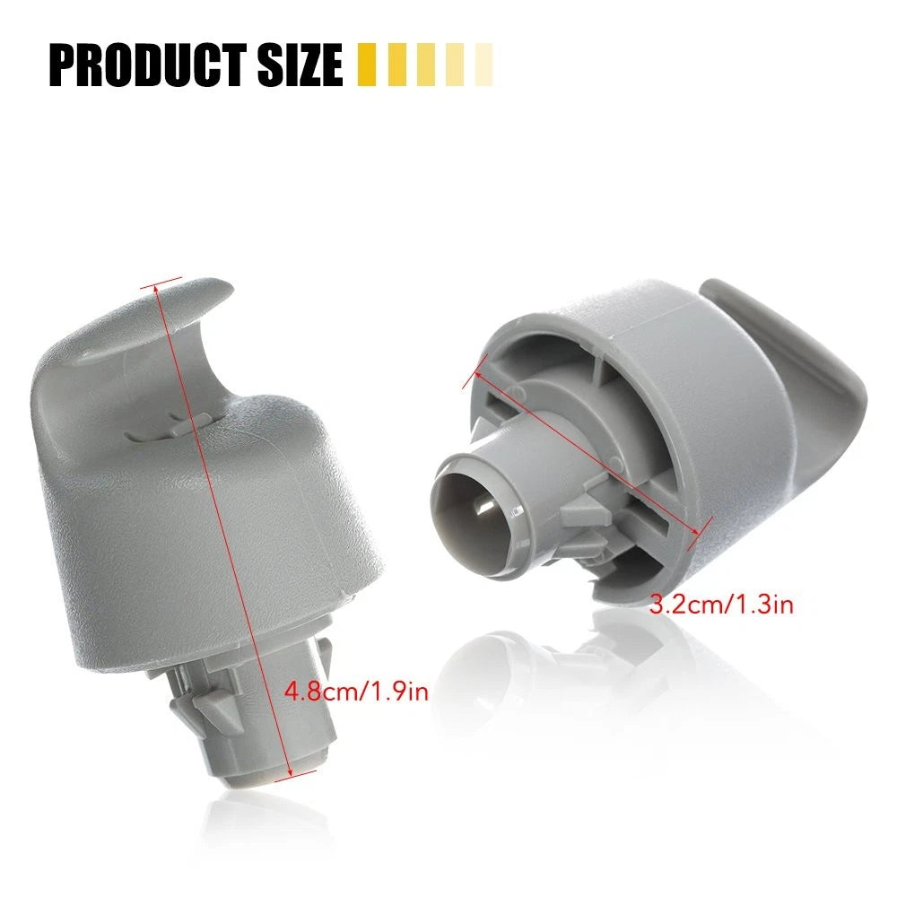 FOR NISSAN ALTIMA MURANO PATHFINDER MAXIMA DRIVER + PASSENGER SUN VISOR CLIP EOA 6B93BC-57