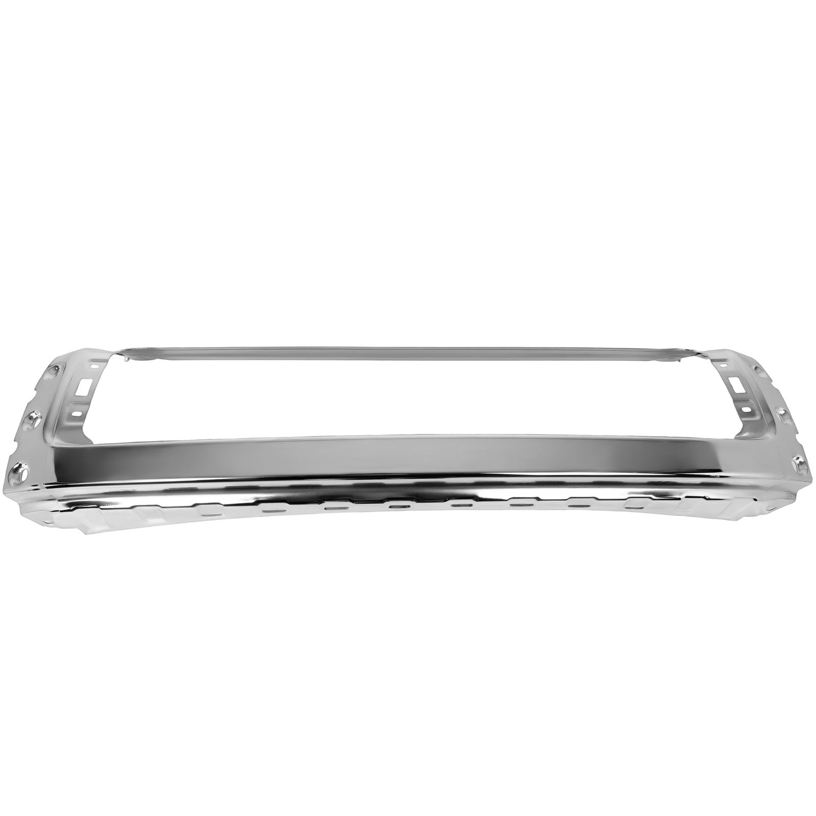 Front Bumper For Toyota Tundra 2007-2013 Chrome Steel W/o Sensor Holes Split KOEEP