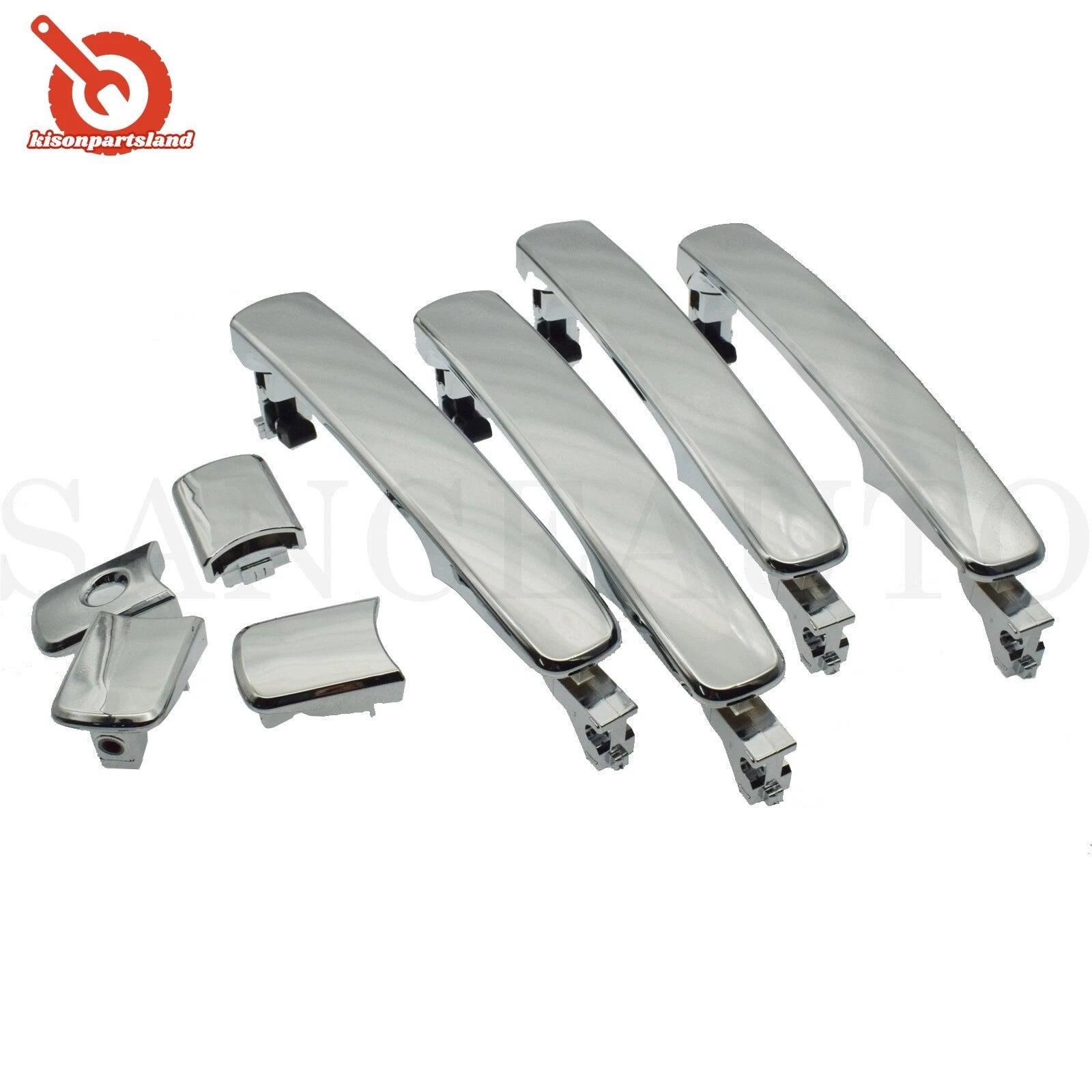 Chrome/ Black Front Rear Outside Door Handle for Nissan Rogue Murano Infiniti 6B93BC-57