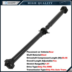 ECCPP Rear Driveshaft Drive Shaft For BMW 320i F30 2013-2018 L4 2.0L 986-226 4WD ECCPP