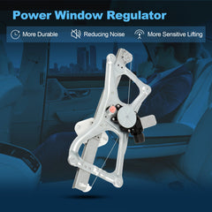 For 2006-2011 Honda Civic Sedan Front Left Power Window Regulator With Motor 6B93BC-57