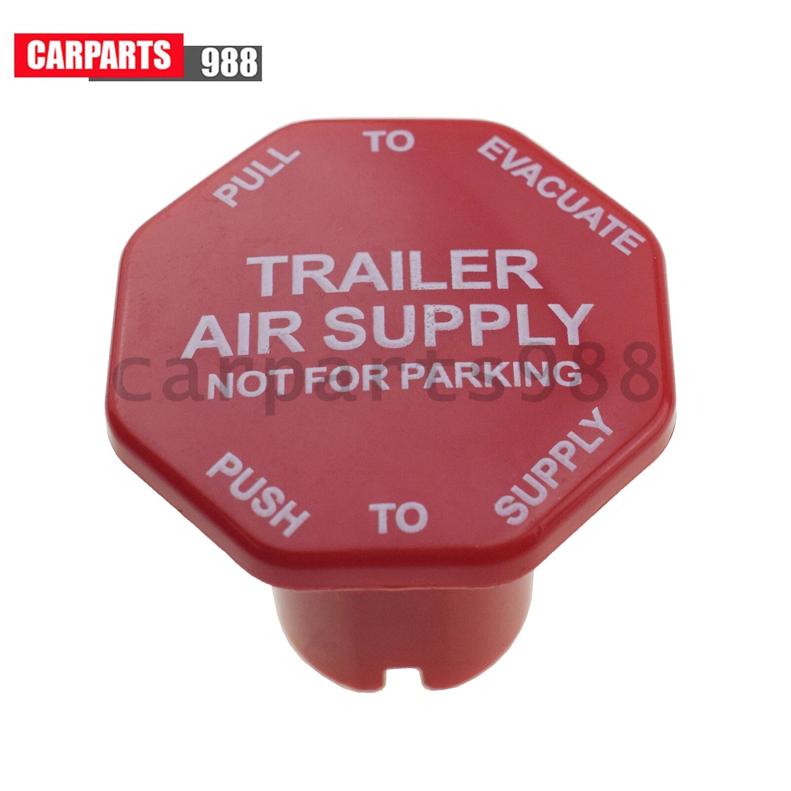 MV3 Red Parking Brake Red Trailer Air Supply Knob 802627 298817 6B93BC-57