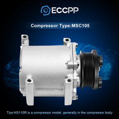 A/C AC Compressor For Mitsubishi2004-2006 Lancer 2003-2006 Outlander 10350931