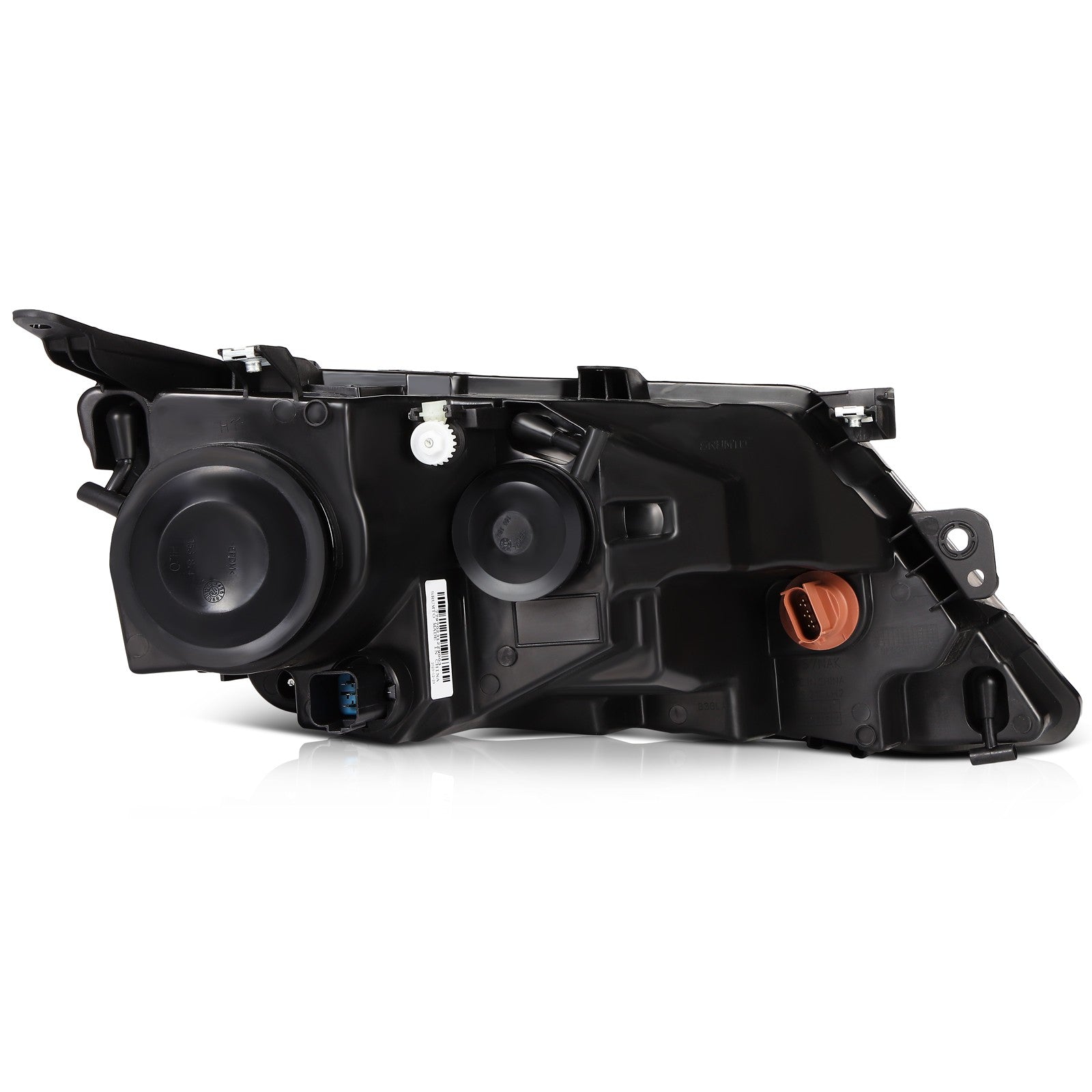 Headlight Assembly Driver Left Side For 2012-2010 Ford Fusion Black Housing 6B93BC-57