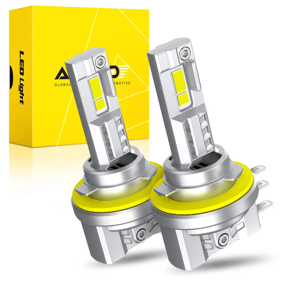 H15 LED Bulbs High Beam DRL Conversion Headlights Kit 30000LM 6500K Super Bright 6B93BC-57