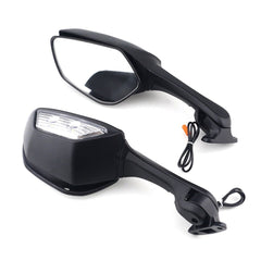 For Kawasaki Ninja ZX10R 2011-15 / H2 2014 2015 Rearview Mirrors LED Turn Signal