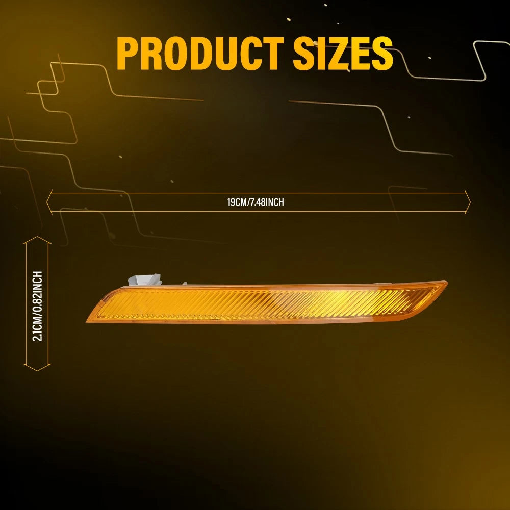 2X Fits BMW X6 E71 E72 2008-2014 Front Bumper Reflector Light Lamp Left Right EA 6B93BC-57