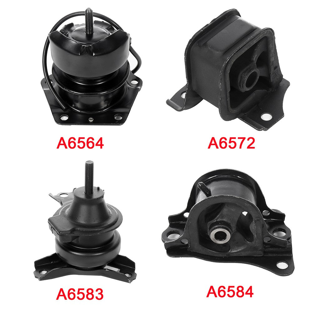 ECCPP 4Pcs Motor & Trans Mount For 1998 1999 2000 2001 2002 Honda Accord 2.3L 6B93BC-57