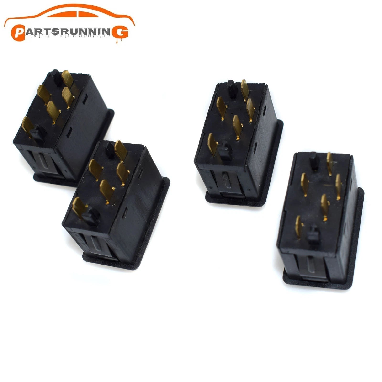 Set of 4 Illuminated Power Window Switch For BMW E23 E24 E28 E30 61311381205 6B93BC-57