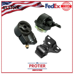 Engine Motor Mount Set 3PCS for 1988-1992 Mazda 626 2.2L for Automatic Trans 6B93BC-57