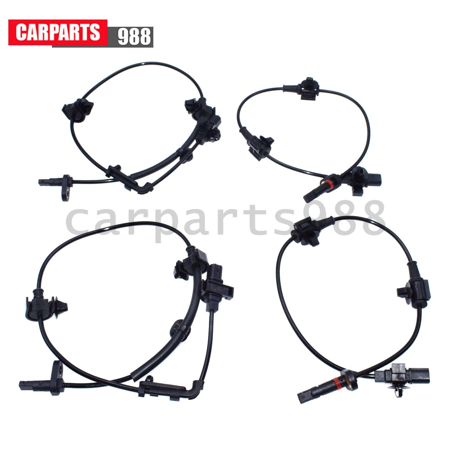 4Pcs ABS Wheel Speed Sensor Front Rear Left Right For Honda CR-V 2.4L 2007-2011 6B93BC-57