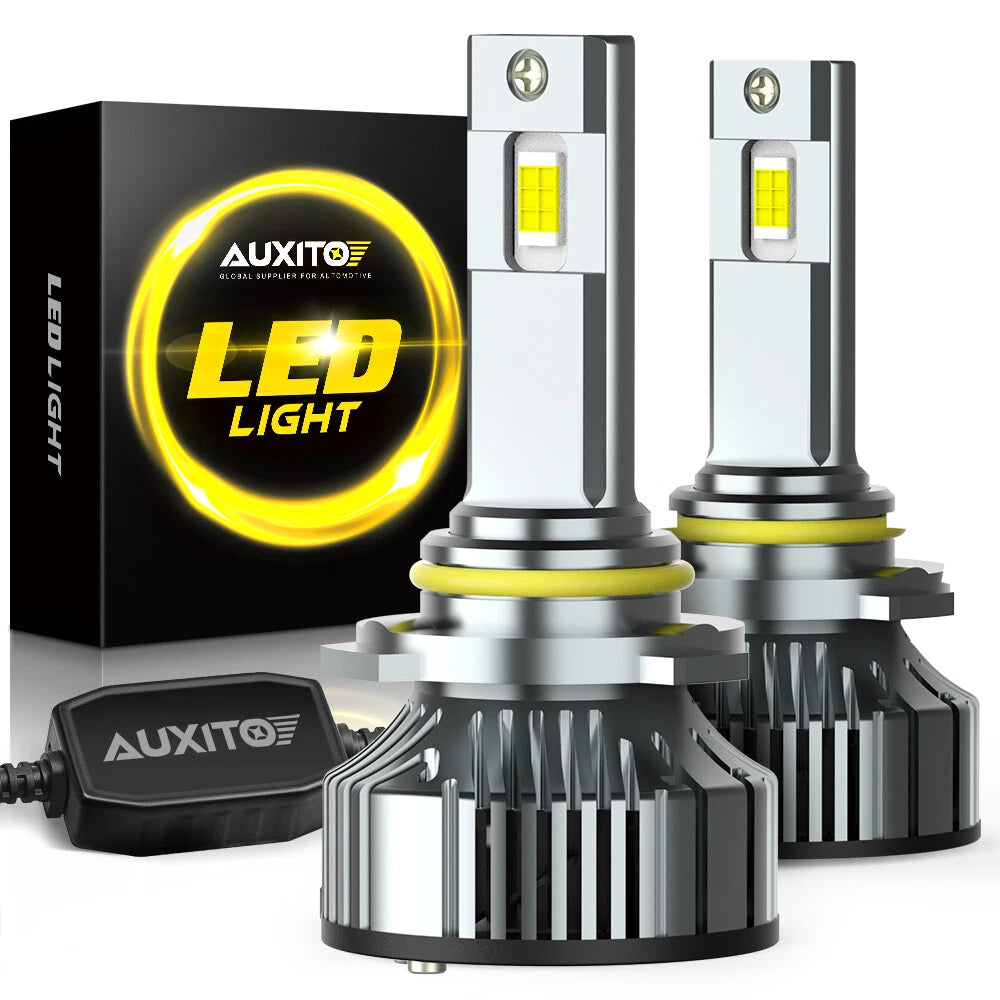 CANBUS 9006 LED Headlight Super Bright Bulbs Kit White 24000LM High/Low Beam x2 6B93BC-57