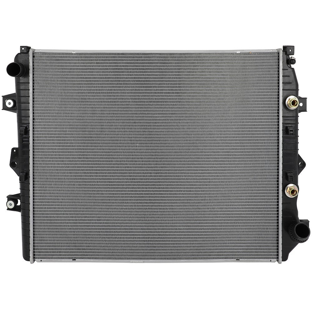 Aluminum Radiator & AC Condenser Cooling Kit For 16 Chevrolet Silverado 2500 HD 6B93BC-57