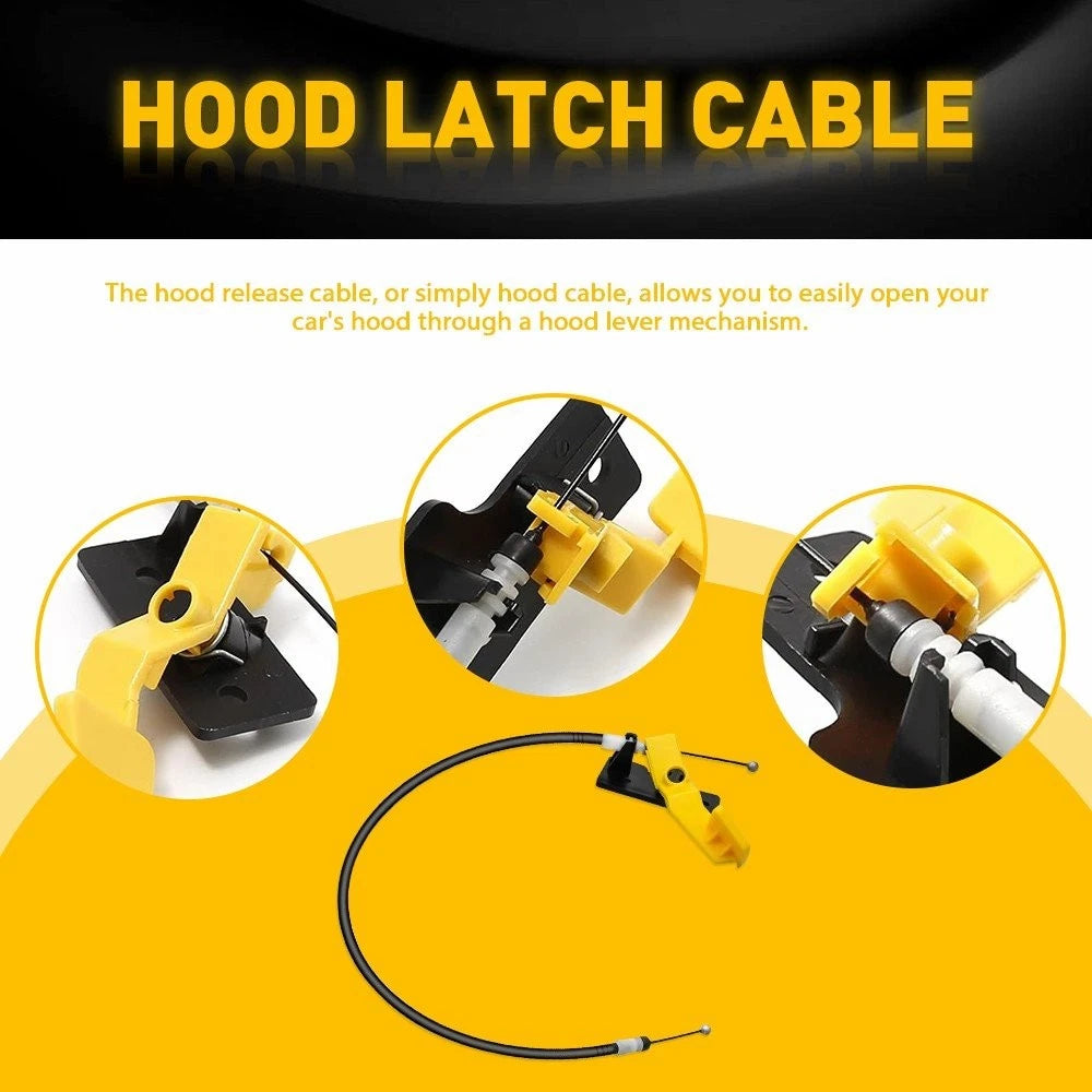 Hood Release Latch Cable Assembly 912-487 For 2015-2023 Jeep Renegade 68247126AA 6B93BC-57