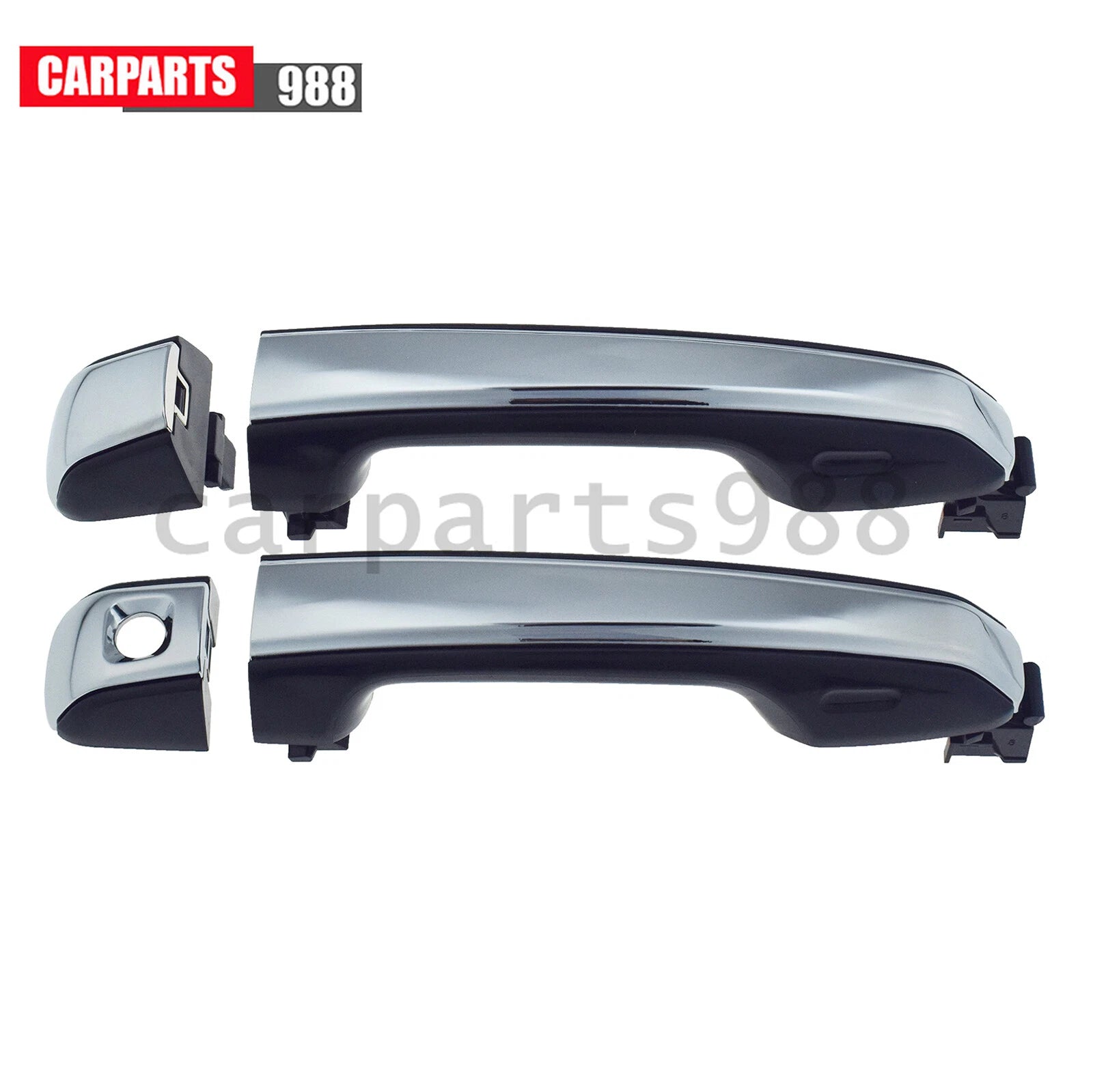 2Pcs Front Left Right Chrome Outside Door Handle For Toyota 4Runner Lexus GX460 6B93BC-57