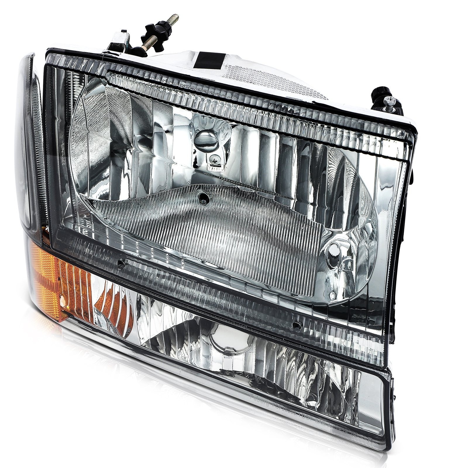 ECCPP Headlights For 2003-04 Ford Excursio 1999-05 Ford F-250/F-350/F-450 Pair KOEEP