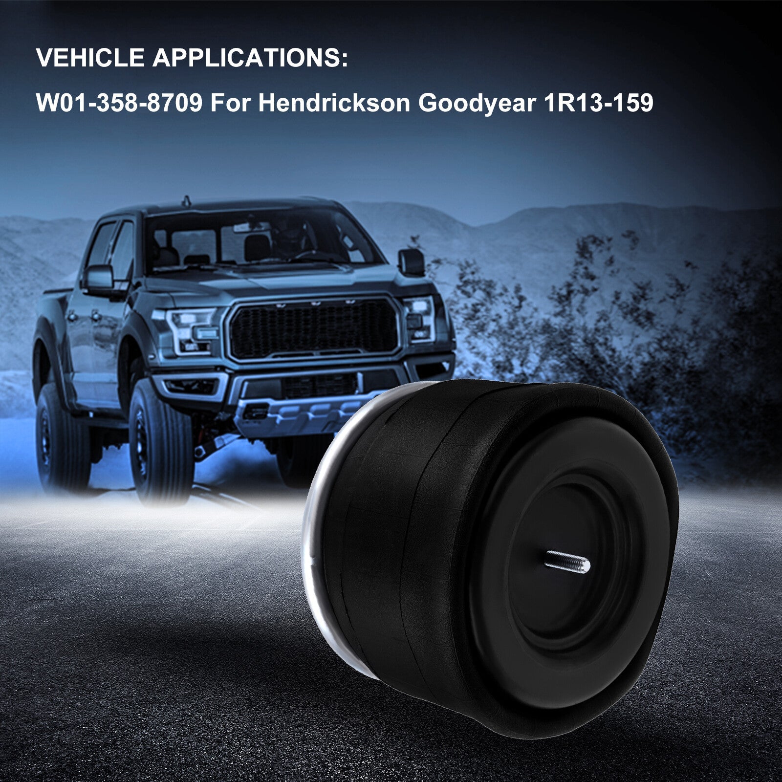 Air Suspension Air Bag W01-358-8709 For Hendrickson Goodyear 1R13-159 6B93BC-57