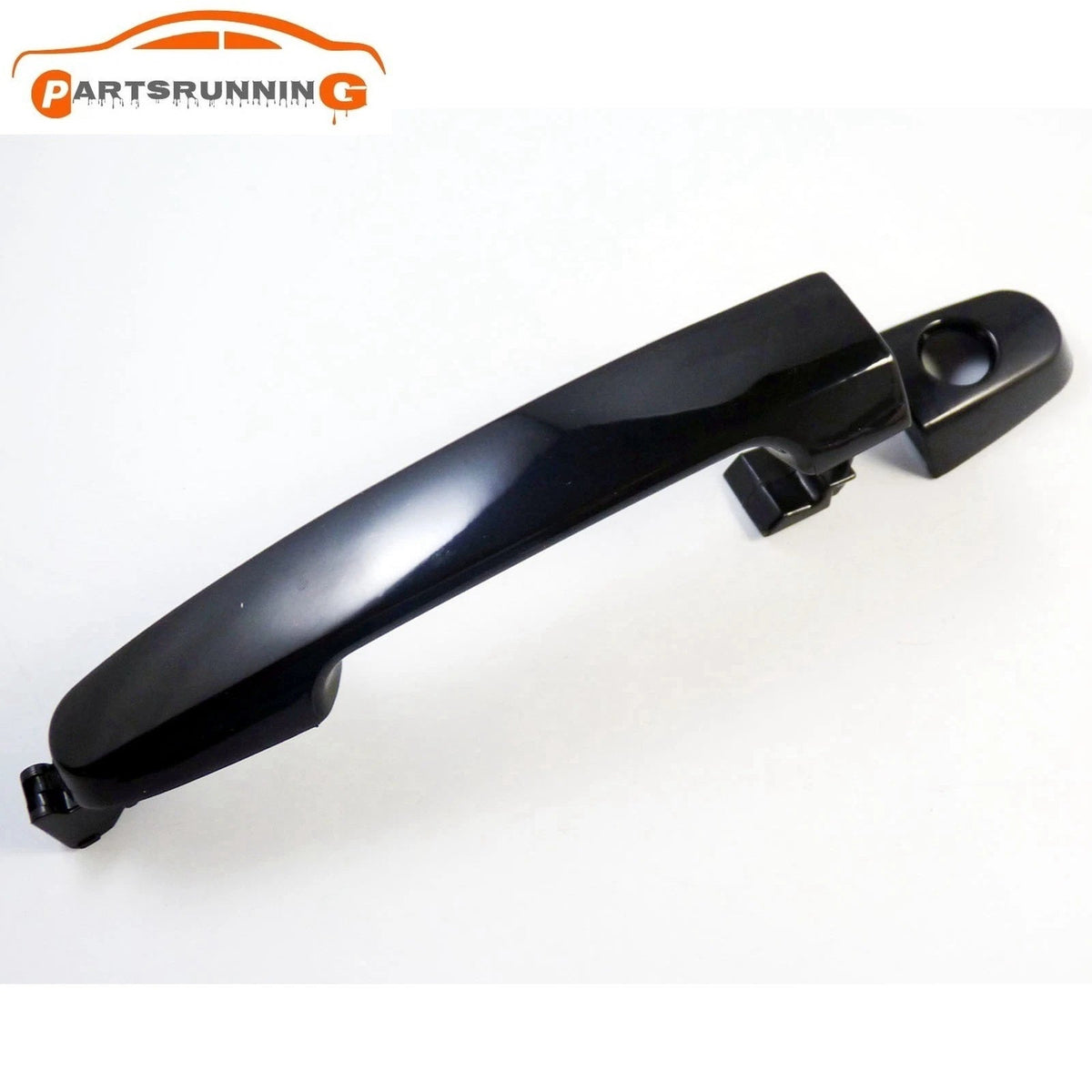 FOR Toyota Pontiac Outside Exterior Door Handle With Keyhole Front Smooth Black 6B93BC-57