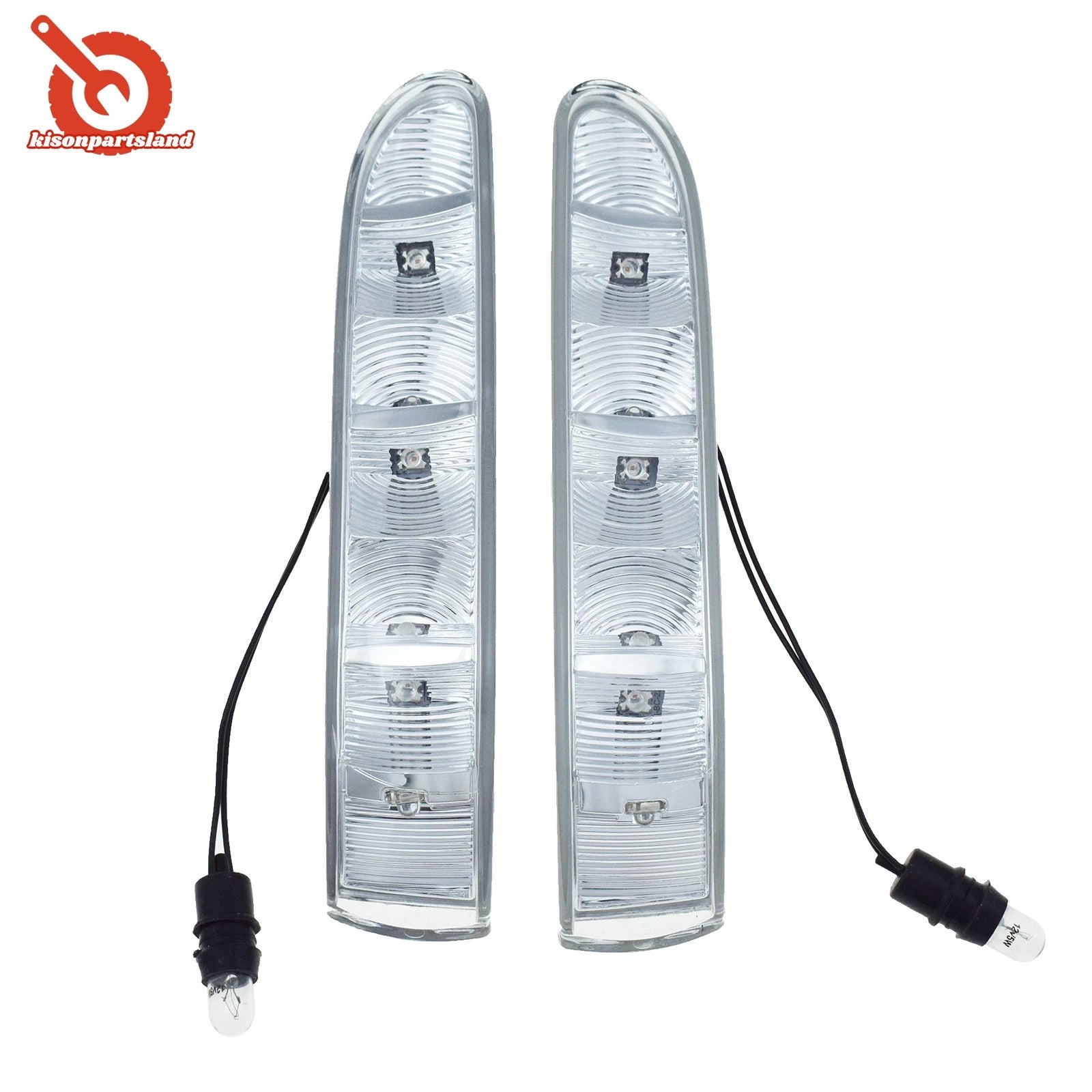 Pair Door Side Mirror Turn Signal Light For Mercedes CL S-Class W220 W215 03-05 6B93BC-57