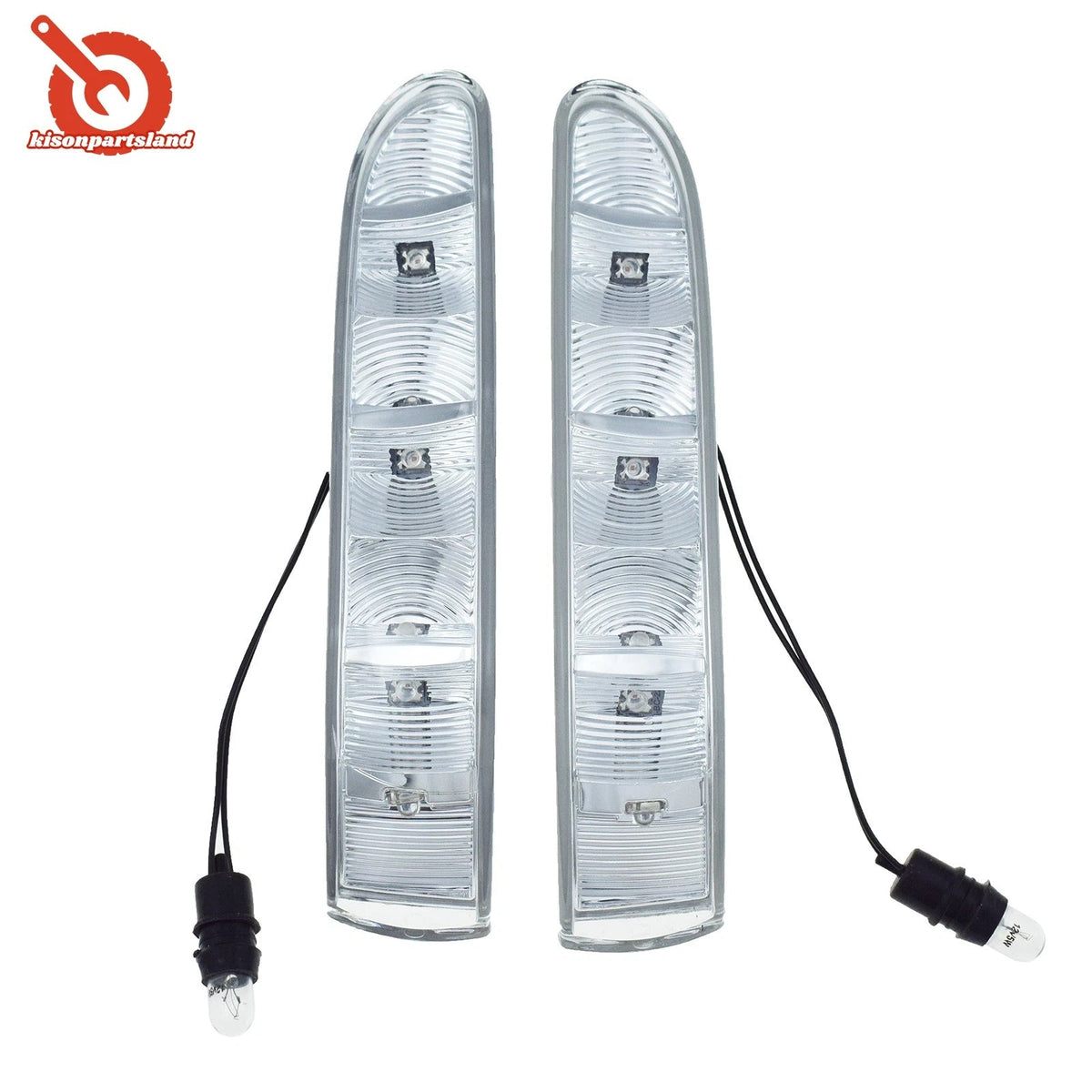 Pair Door Side Mirror Turn Signal Light For Mercedes CL S-Class W220 W215 03-05 6B93BC-57