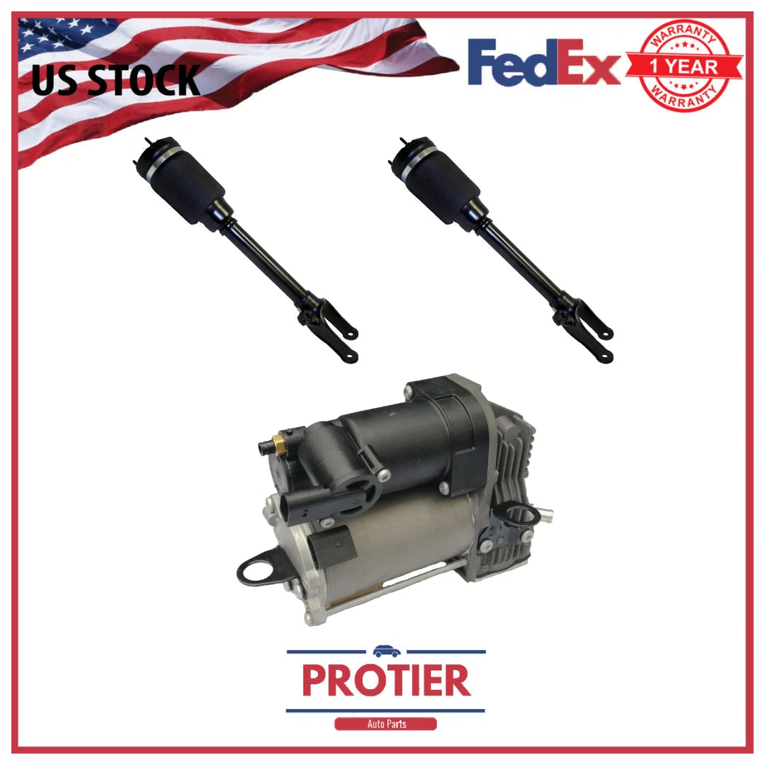 2007-2012 Mercedes GL450 AIrmatic Front Air Struts & Air Compressor w/o ADS 6B93BC-57