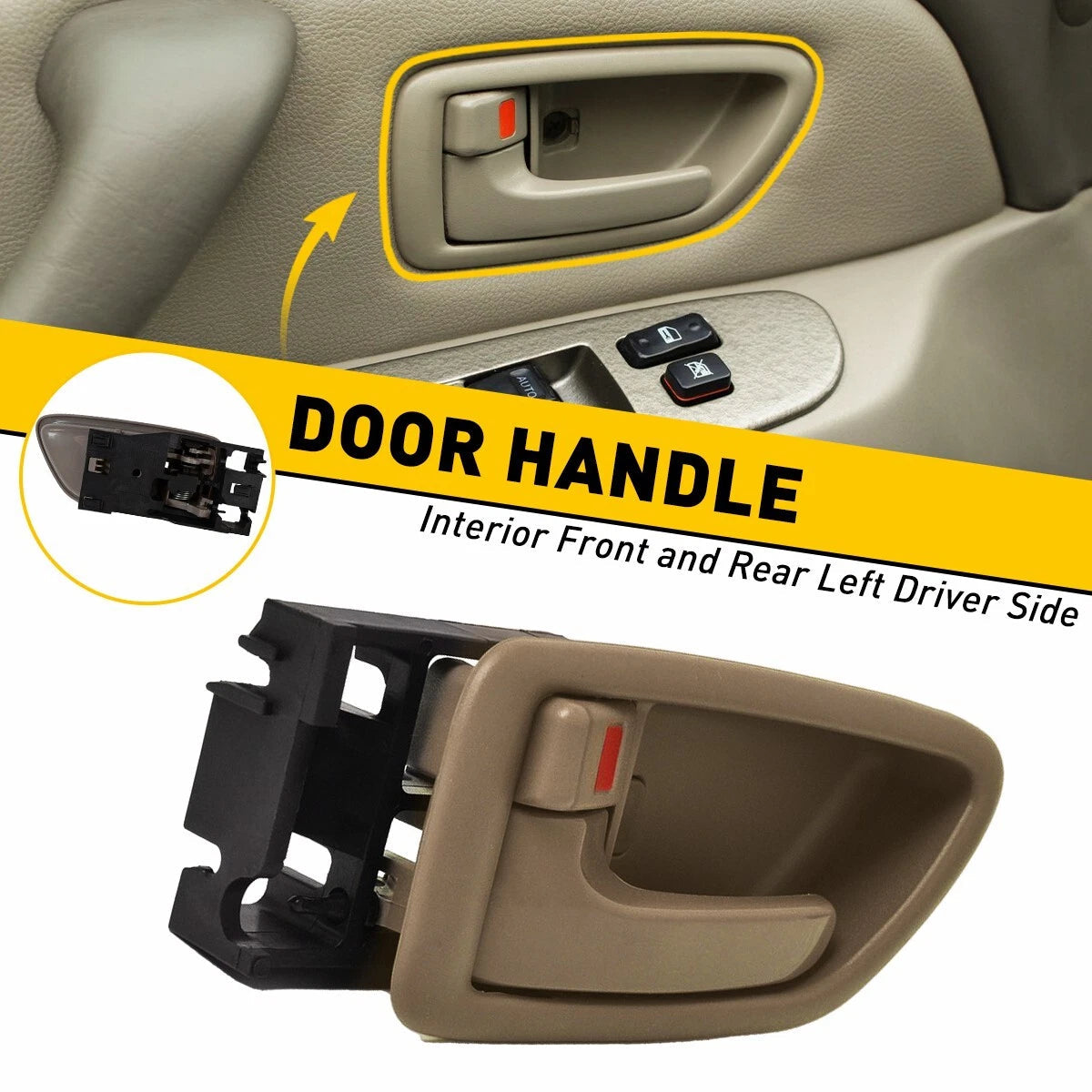 Inside Interior Door Handle Front / Rear for Toyota Sequoia 01-07 Tundra 04-06 A 6B93BC-57