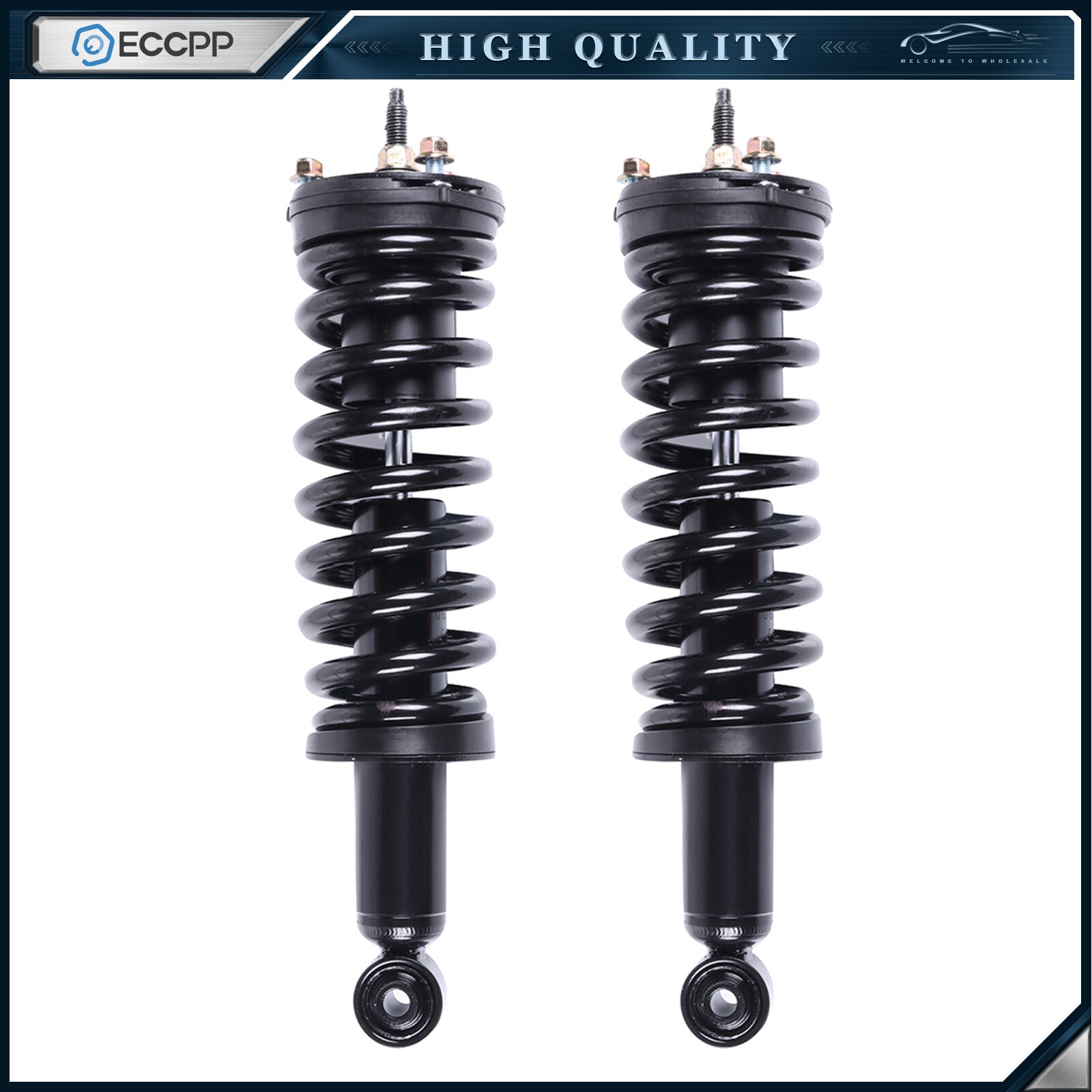 Fits 2004-12 Chevrolet Colorado (2) Front Complete Shocks / Struts Springs Mount 6B93BC-57