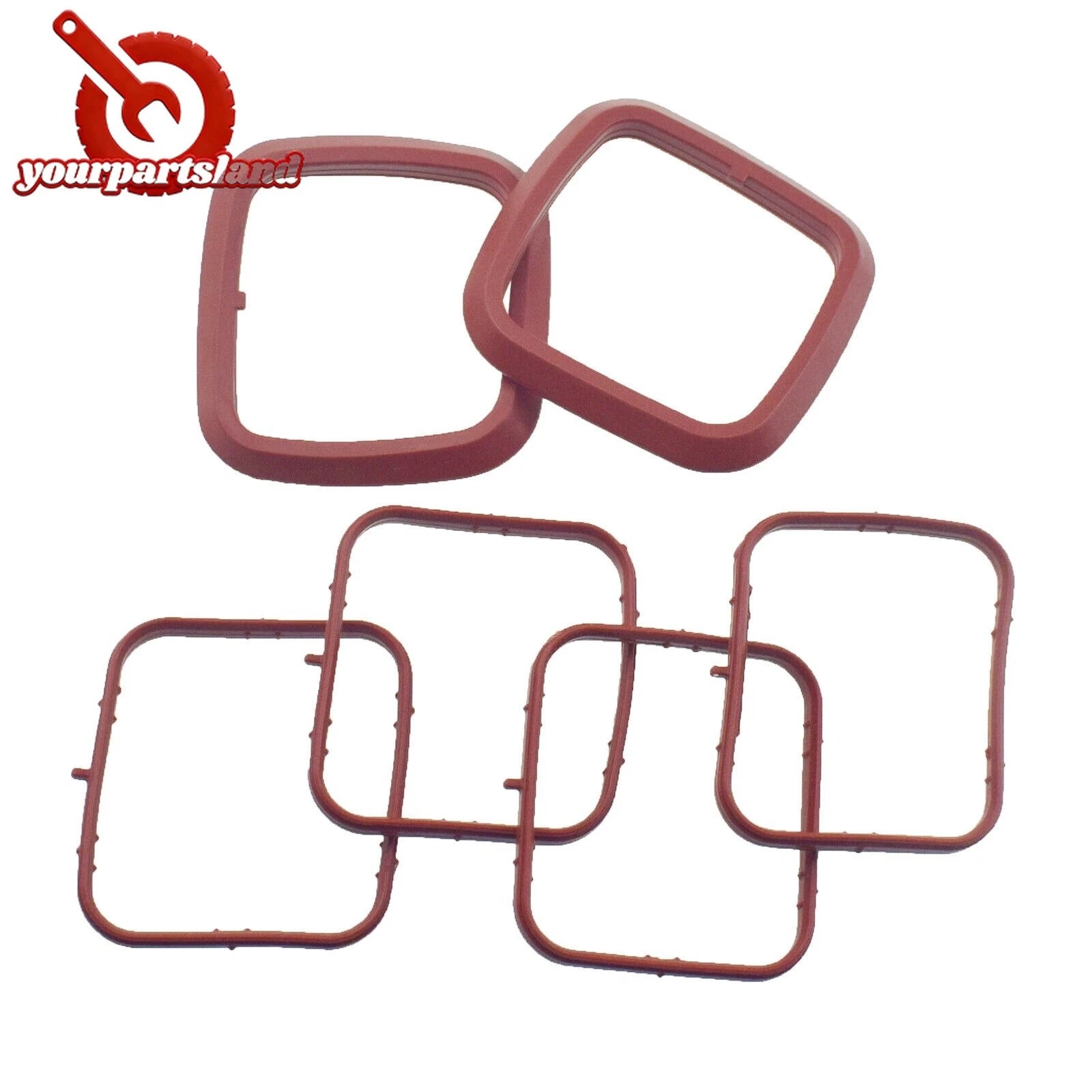 3.6L Upper 2 Piece Intake Manifold Gasket set for VW Passat Audi Q7 03H 133 237G 6B93BC-57
