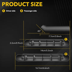 Fits 2014-2019 Silverado Sierra Air Deflectors Air AC Vent Extension Accessories 6B93BC-57